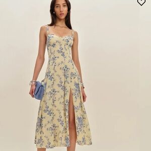 Reformation Katara Dress Yellow - Size 8